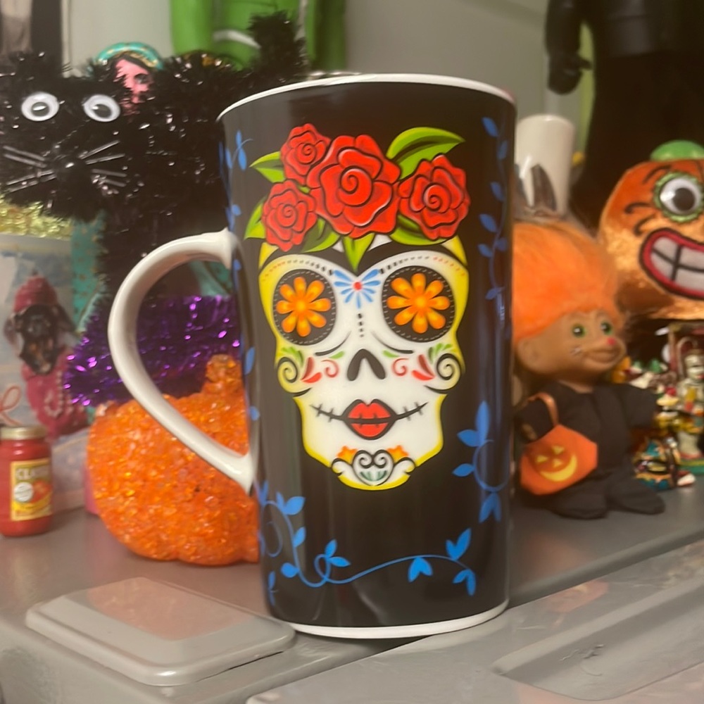 Large Mexico 🇲🇽 Coffee Mug. Day of the Dead…